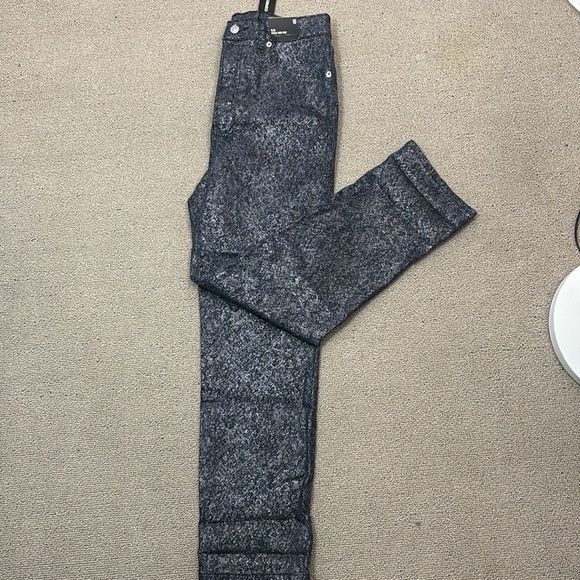 Express Super High Rise Slim Metallic Jeans- NWT- 10 - Picture 5 of 15